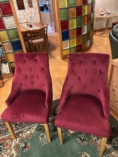 Red hsl chair set