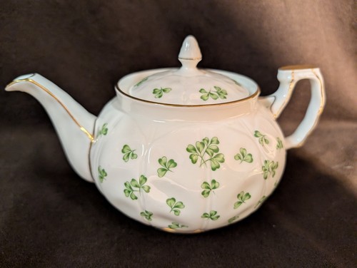 Aynsley teapot shamrock cup - shamrock, 4