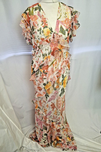 Lipsy floral ruffle maxi dress - maxi,