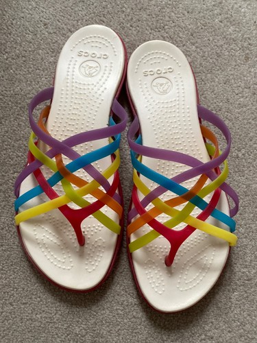 Ladies multicolour crocs - ladies,