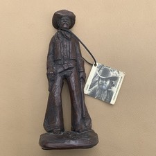Vintage Western Cowboy Sculpture   Resin Figure By Largo “Slade” Trail Boss.