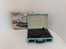 Vintage Bush Classic Turntable Model KTS-601 Aqua Portable - Boxed - Untested 