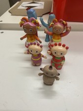 IN THE NIGHT GARDEN IGGLE PIGGLE TOMBLIBOOS MAKKA PAKKA UPSY DAISY FIGURES X7