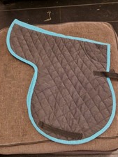 Black Saddle Pad Numnah Size Cob