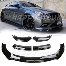 For Benz E-Klasse AMG S V W 212 C 207 Front Bumper Lip Splitter Chin Spoiler Lip