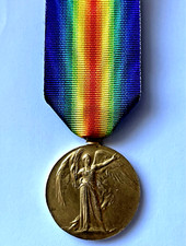 ORIGINAL 1st W.W. VICTORY MEDAL VERY NEATLY ERASED