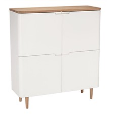 Ebbe Gehl for John Lewis Mira Storage Cabinet, White/Oak FREE?SHIPPING