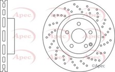 Apec Brake Disc Front Single