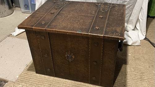 Copper coal box - copper, with