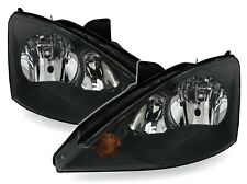 Headlights Black Left + Right For Ford Focus 1 MK1 11/2001-2004 Facelift