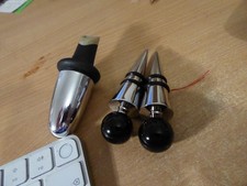 3 Bottle stoppers wine etc