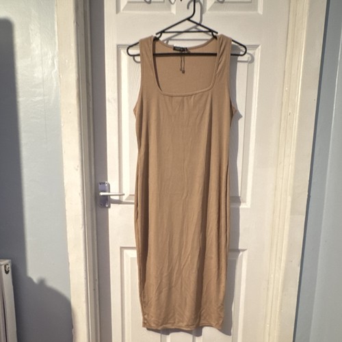 Boohoo beige ribbed - ribbed, 2pc