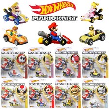 Hot Wheels Mario Kart 1:64 Diecast Car - Choose Your Character & Vehicle 