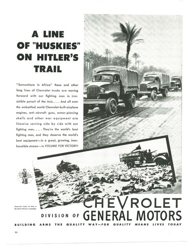 1943 chevrolet 506 military - chevrolet,