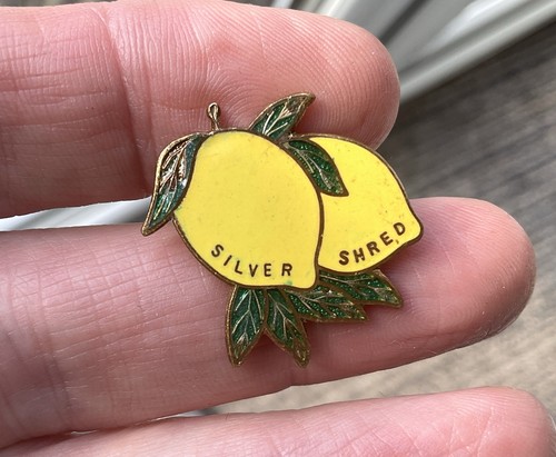 Vintage lemon silver shred - lemon,