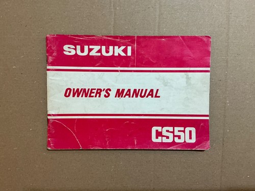Rare genuine suzuki owners - suzuki,