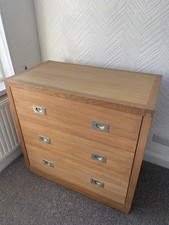 Solid Oak chest of Drawers- Set of 2
