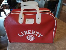 Vintage Red Duffle Bag With