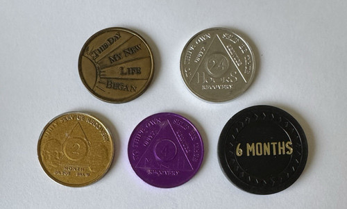 Alcoholics anonymous medallion - anonymous,
