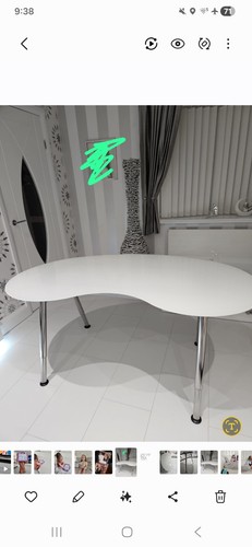Ikea glass top desk - glass,