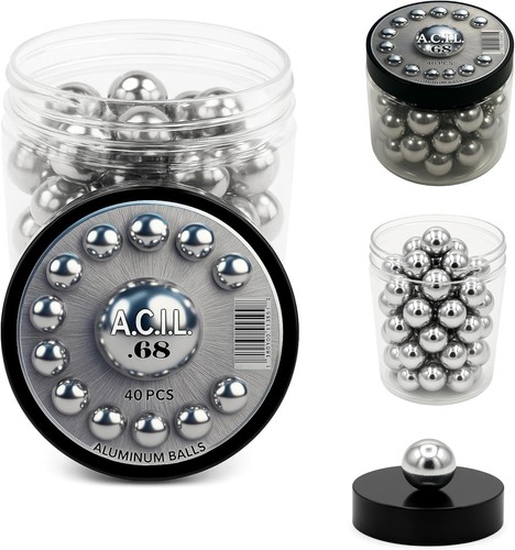 Aluminium balls cal solid - balls, .68