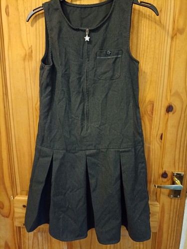 Grey school dress - grey,