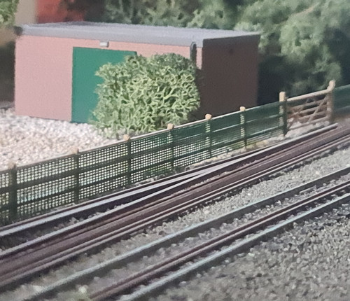 Model railway fencing gates - model,