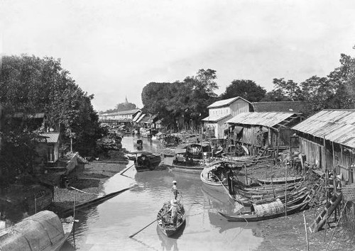 Thailand bangkok water - water, canal