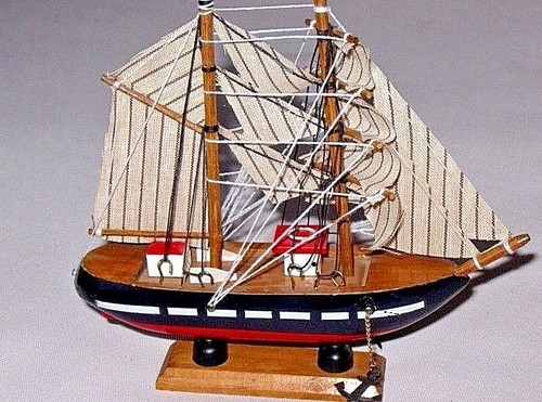 Decor wood sailing boat - sailing,