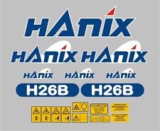 Hanix H26B Mini Digger Decal