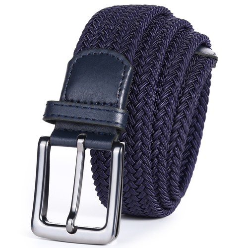 Mens elastic braided belt - elastic,