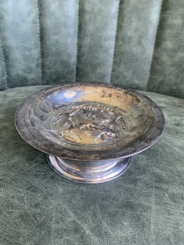 Vintage silver plated butter - plated,