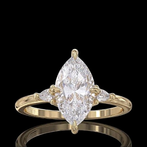 18k yellow gold igi lab - igi, grown