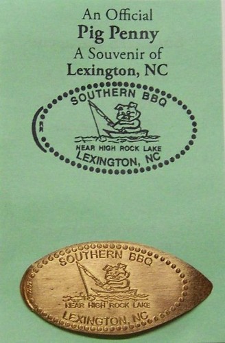 Southern bbq pig - pig, penny