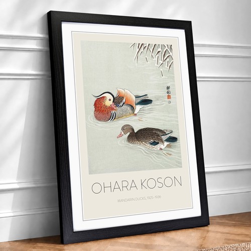 Mandarin ducks ohara koson - ducks,