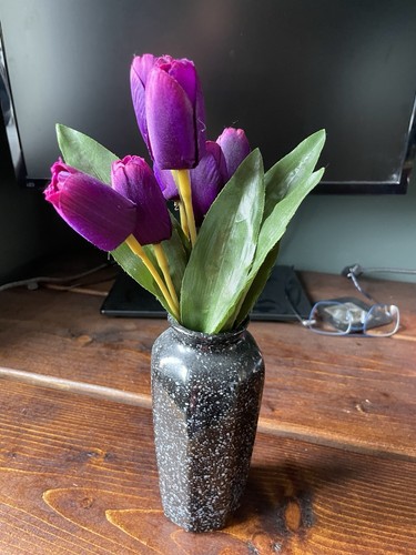 Artificial flowers vase - artificial,