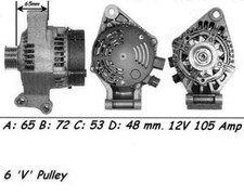 WAI Alternator for Ford Focus