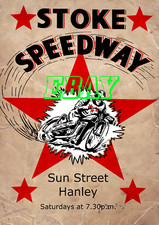 Stoke Speedway Retro Aged Look