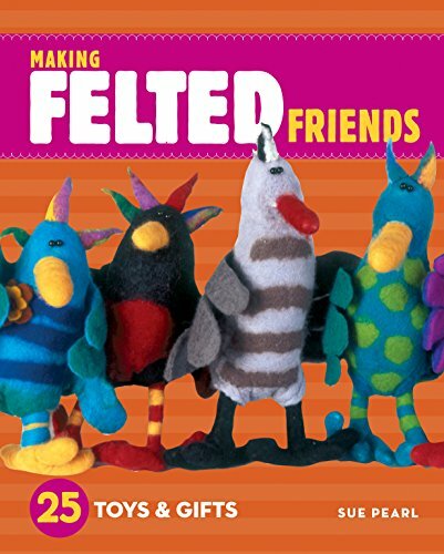 Making felted friends toys - felted, friends: