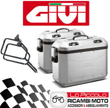 Givi Aluminum Side Cases Kit DLM36 + Brackets Honda XL 650 V Transalp 2001