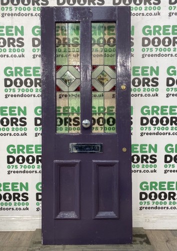 Wooden front door 1930 - front,