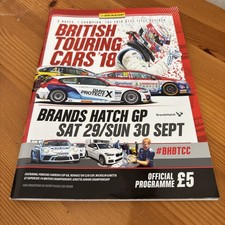 BTCC Souvenir Programme Brands Hatch 2018