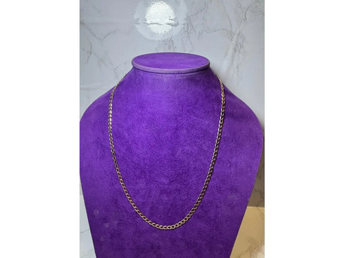 9ct yellow gold chain - yellow,