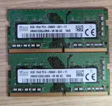 16GB (2x8Gb) 2666 Mhz SODIMM