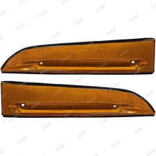 1 Pair Amber Headlight Lamp Moulding For Isuzu Elf NPR NKR NQR NHR 1994-2004