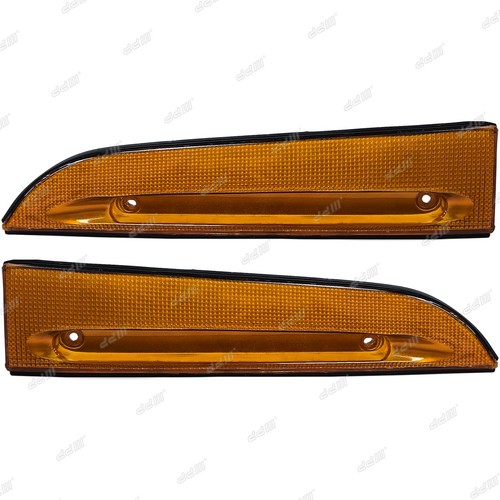 Pair amber headlight - amber,
