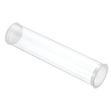 7.9"L x 1.7"Dia Plastic Clear