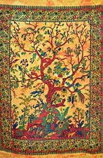 Tree Of Life Printed Cotton