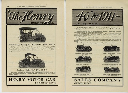 1911 henry motor car - henry,