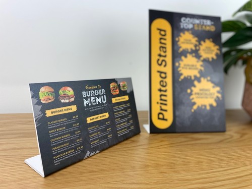 Leaflet display stand - leaflet,